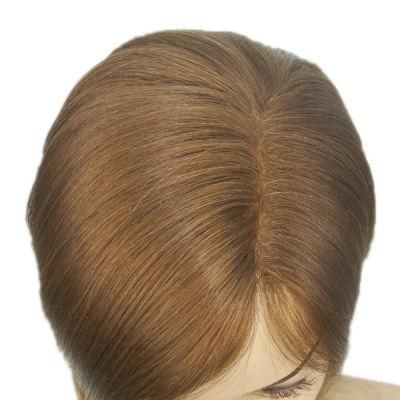 Poly with Gauze and 1 Inch Transparent Skin at Front Women Hair Systems