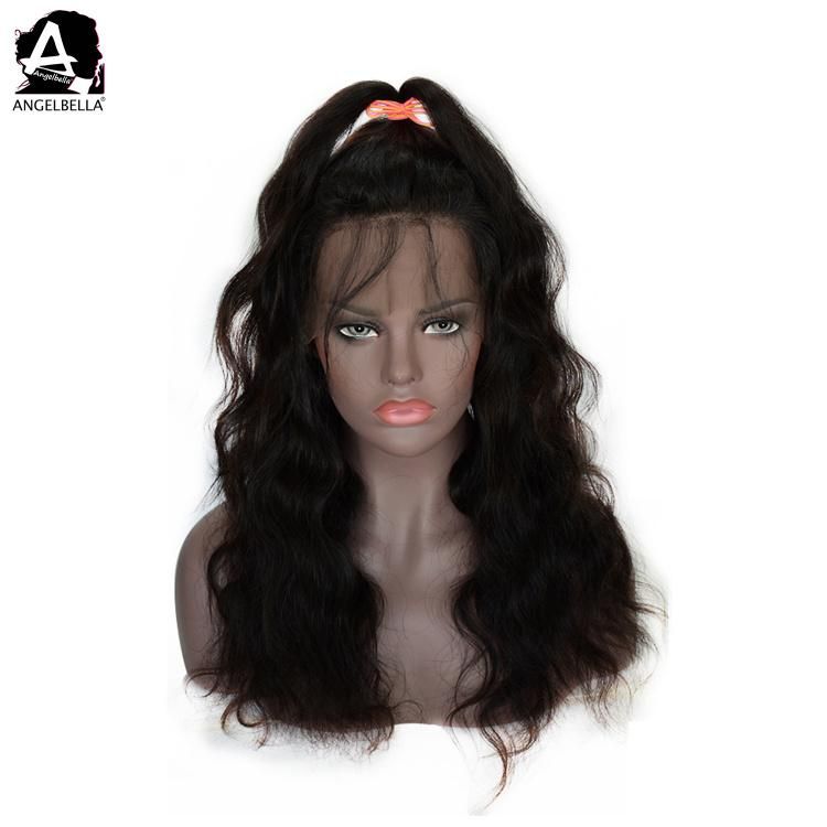 Angelbella Wholesale Swiss Lace Front Wigs for Black Woman Body Wave 150% Density Human Hair Wig