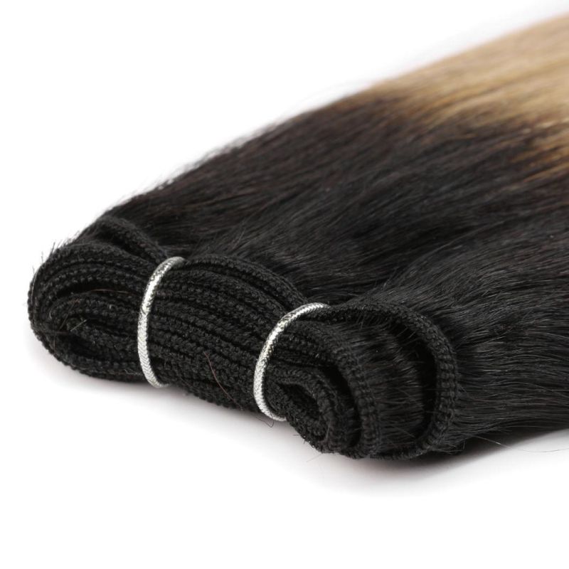 Unprocessed Brazilian Straight Wholesale 24inch Ombre Human Hair Extensions Weave Bundles
