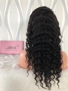 Brazilian Deep Wave Human Hair Wig with Pre Plucked Hairline