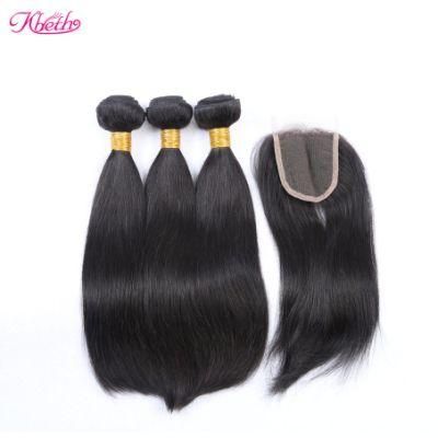 Kbeth Straight Bundles Virgin Cambodian Hair Unprocessed Wholesale Human Natural Hair Bundle Weft From China Supplier