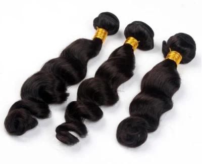 Loose Wave Human Hair Weft/Weaving Top Grade