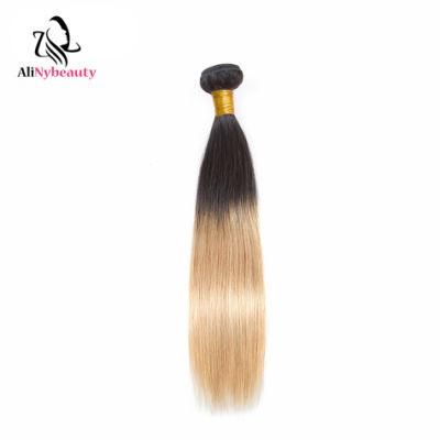 Color 1b/27 Natural Straight Peruvain Remy Human Hair