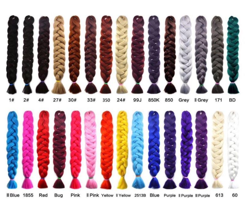 Wholesale Color Attachments Hair Braids for Black Woman