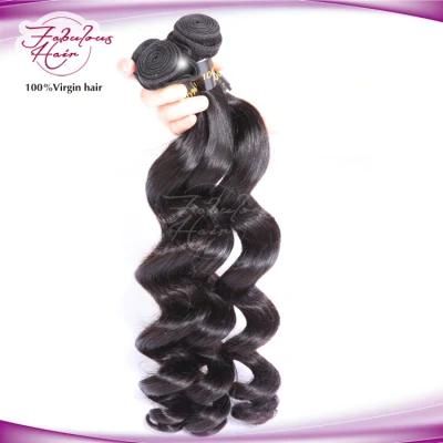 Wholesale Factory Price Thicker Double Drawn Mongolian Loose Wave Hair