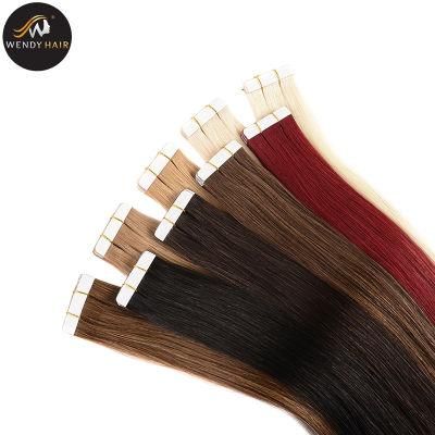Tape Extensions Hair Tape Hair Extensions Best Quality Double Drawn Straight Human Hair Remy Tape Hair