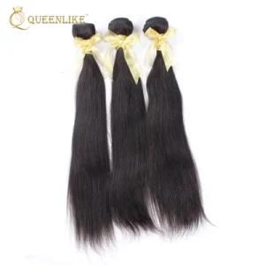 Straight Human Queenlike Real Brazilian Hair Weave