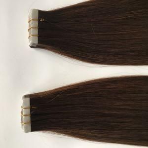 4# Silky Straight PU Skin Weft Virgin Remy Human Hair Extensions