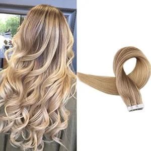 Stock Top Quality Virgin Brazilian Double Drawn Tape Hair Extension