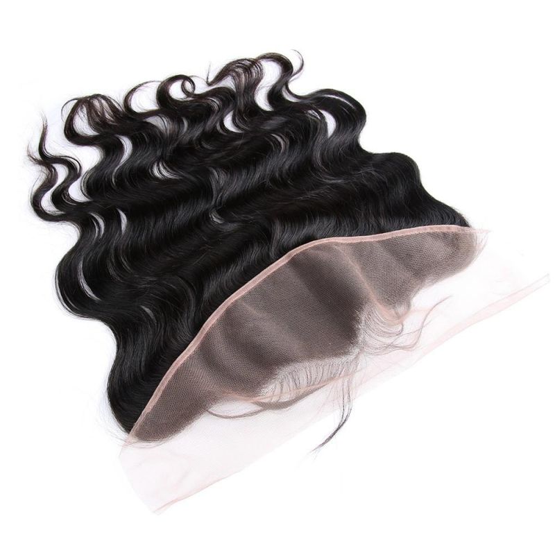 Pre Plucked Lace Frontal Closure Brazilian Virgin Hair Body Wave13X4 Ear to Ear Lace Frontal with Baby Hair