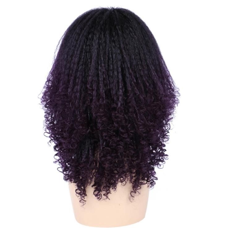 Wholesale Afro Yaki Kinky Curly Synthetic Hair Wigs