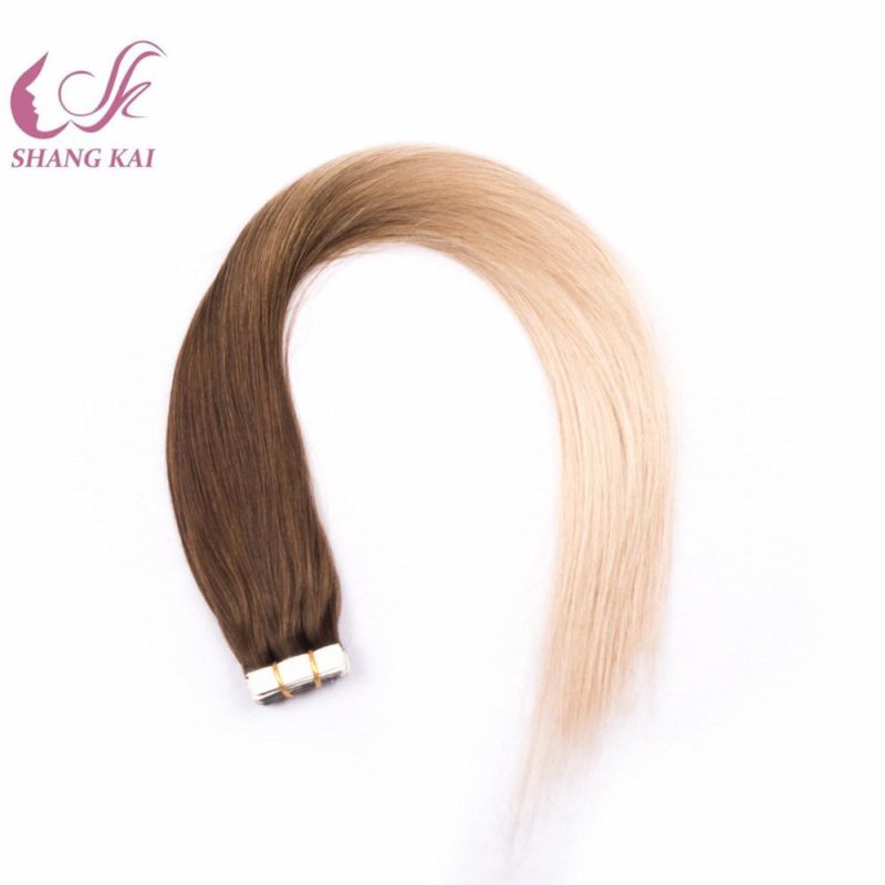 Full Cuticle 100% Virgin Brazilian Hair Tape Hair Extension