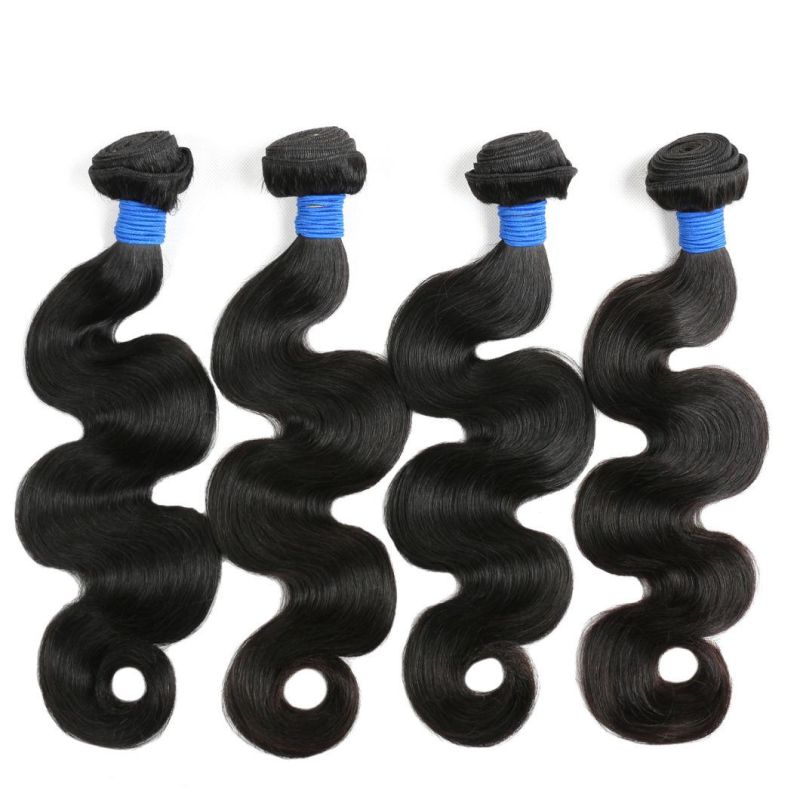 Unprocessed Virgin Factory Price 100% Human Hair 3+1 3 Bundles Straight Weave with Lace Closure