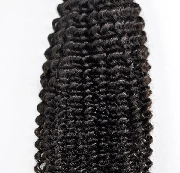 100% Kinky Curly 9A Unprocessed Virgin Human Hair Extensions