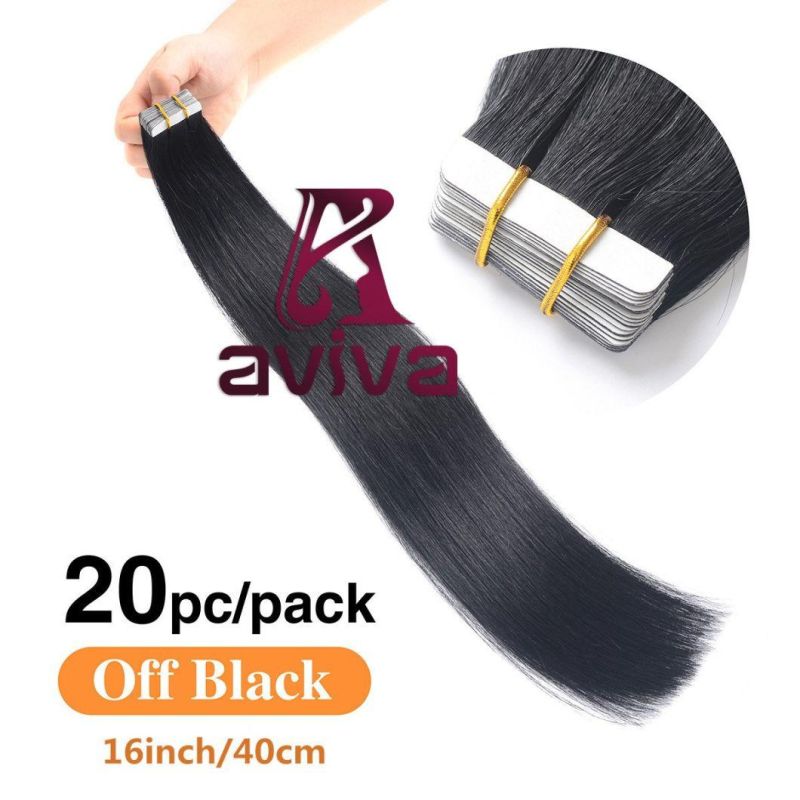 100% Virgin Remy Human Hair Tape in Human Hair Extension