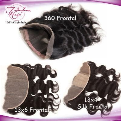 9A Grade Brazilian Virgin Human Hair Full 360 Lace Frontal