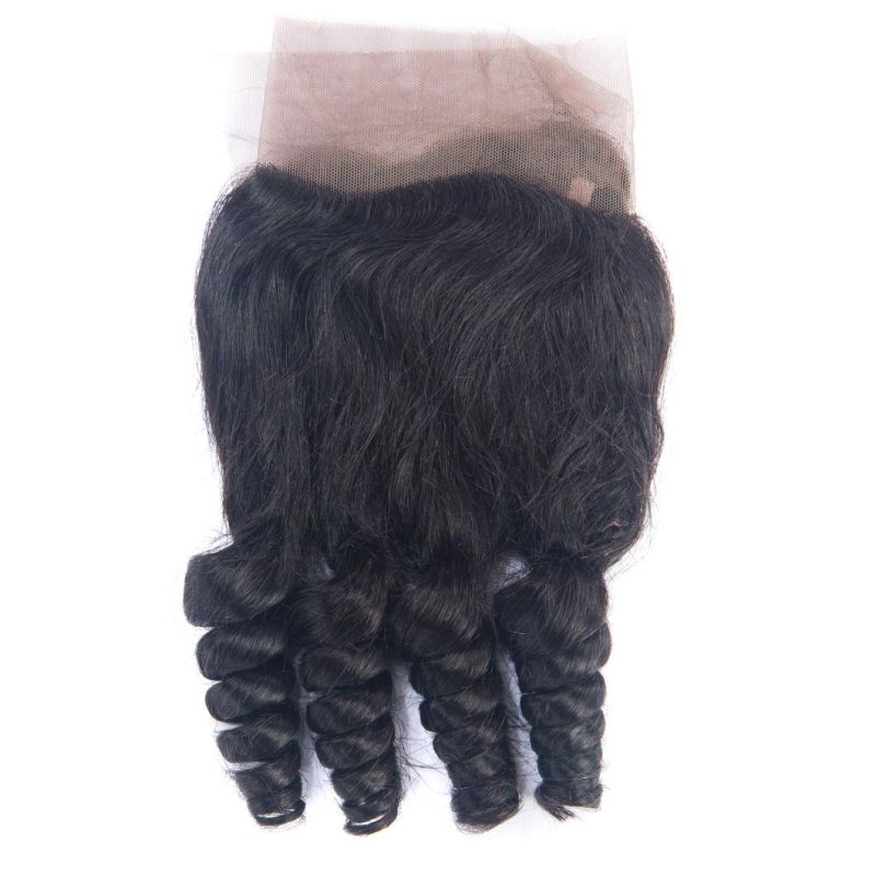 Kbeth 4 in 1 Toupee for Black Girls 2021 Fashion Remy Loose Wave Long Human Hair Custom Cool and Soft Lace Toupee in Stcok