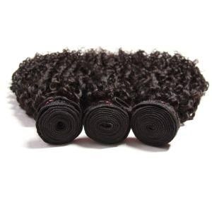 Curly Wave Human Hair Brazilian Virgin Hair Keratin Human Hair Extension