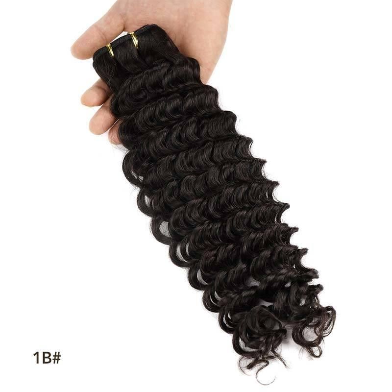 Remy Deep Wave Colorful Human Hair Extensions 12-26′′