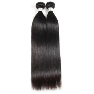 Riisca Hair Products Brazilian Straight Hair Bundles 100% Human Hair Extensions Weave 3/4PC Virgin Natural Color Hair