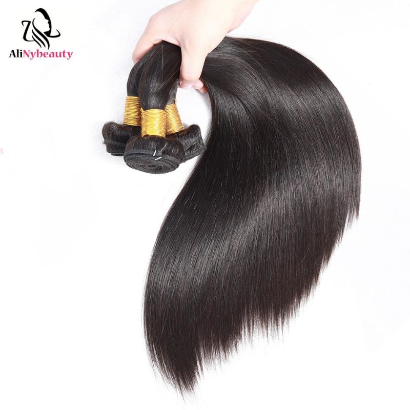 Alinybeauty Unprocessed 10A 12A Human Hair Bundles, Wholesale Bundle Virgin Hair, Virgin Indian Hair Bundle