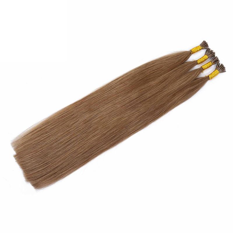 I Tip Indian Hair Extensions Baby Hair Virgin Full Cuticle Aligned Micro Faux Locs Raw Hair