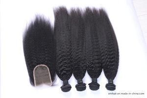 Hot Selling Hair Extensions Kss Hair Unprocessed 100% Cheap Black Virgin Brazilian Hair Closure
