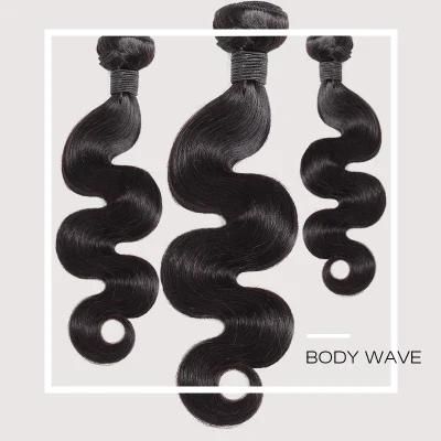 Customized Hair Clips Bodywave Virgin Human Brazilian Hair