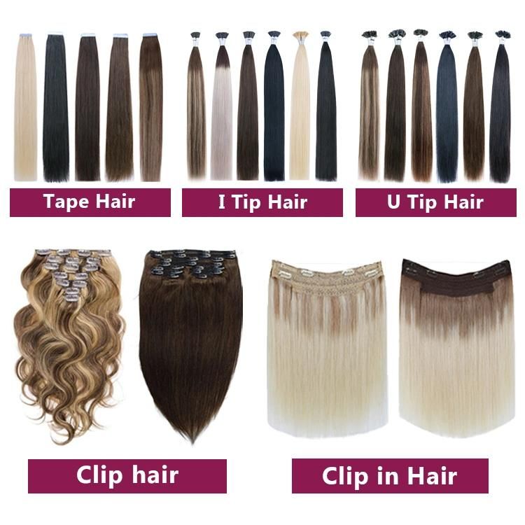 Customize Color Raw I Tip Real Human Hair Straight Remy I-Tip Hair Extension Keratin I Tip Human Hair Extensions