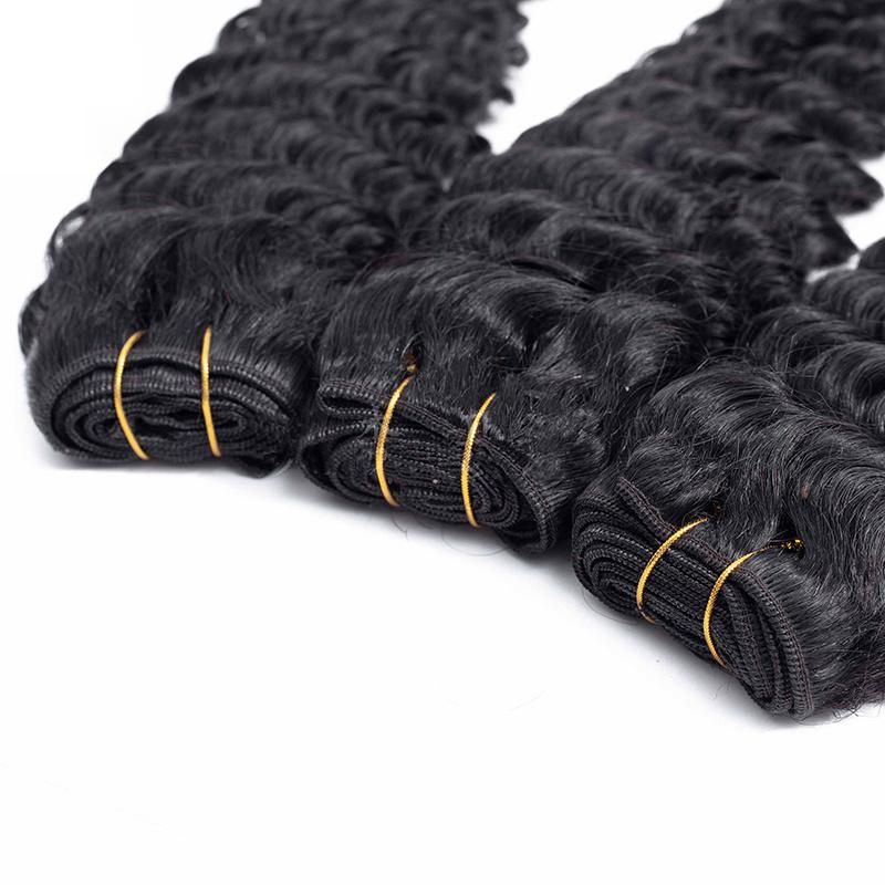 Deep Wave Natural Black Hair Raw Virgin Hair Factory Hair