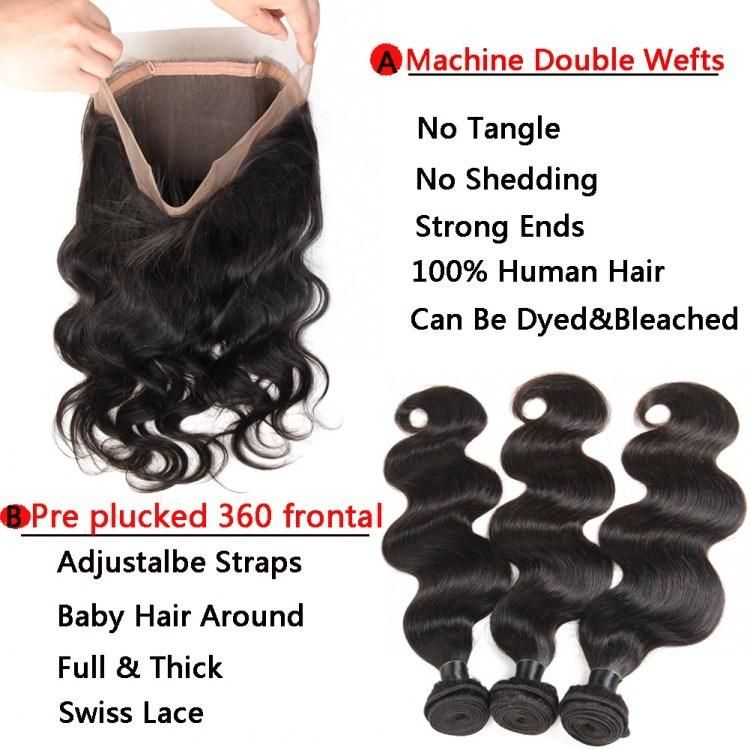 Kbeth Bundle Natural Brazilian Virgin Hair Bundles Body Wave 100% Human Hair Weaves Grade 9A