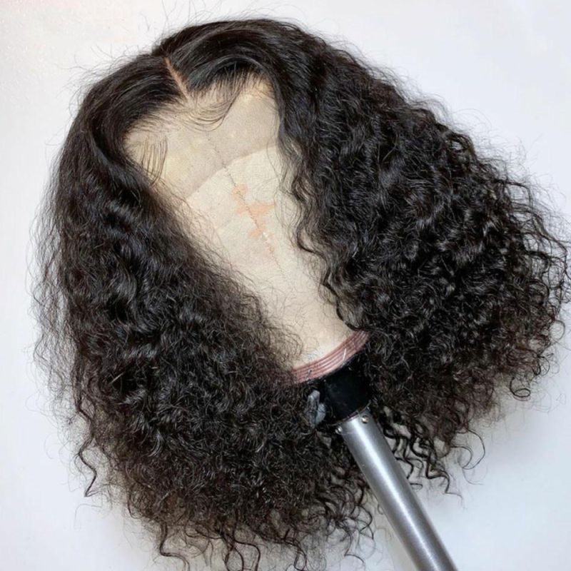 New Water Wave Mink Brazilian Human Hair Lace Wig