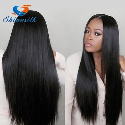 Natural Black Silk Straight 100% Brazalian Human Hair Weft