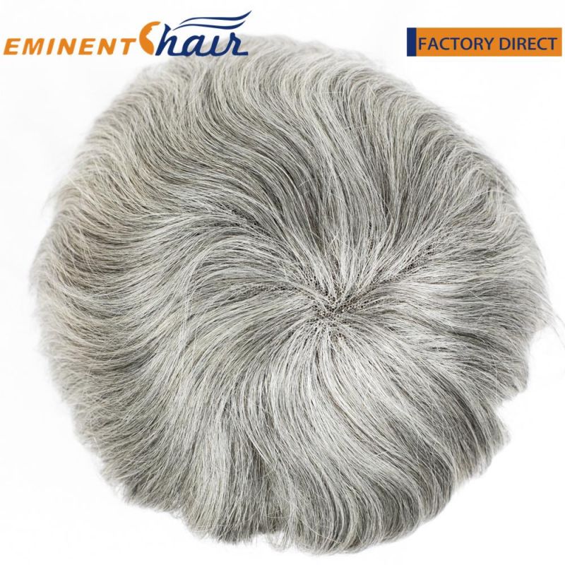 Toupee Remy Hair Men′s Lace Hair Prosthesis