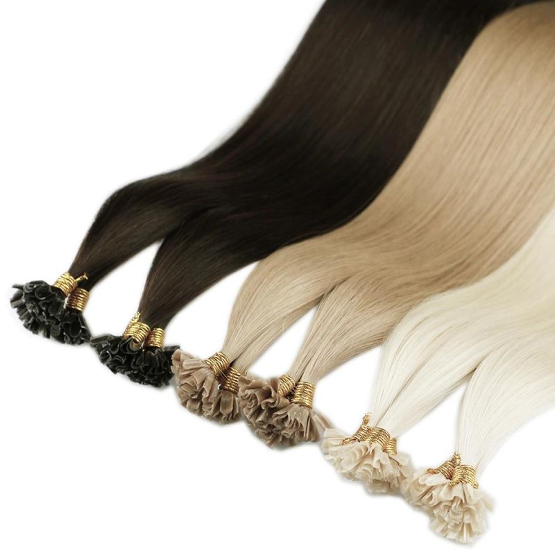 Wholesale Human Hair, High Quality 100% Human Hair U Tip Hair Extension.
