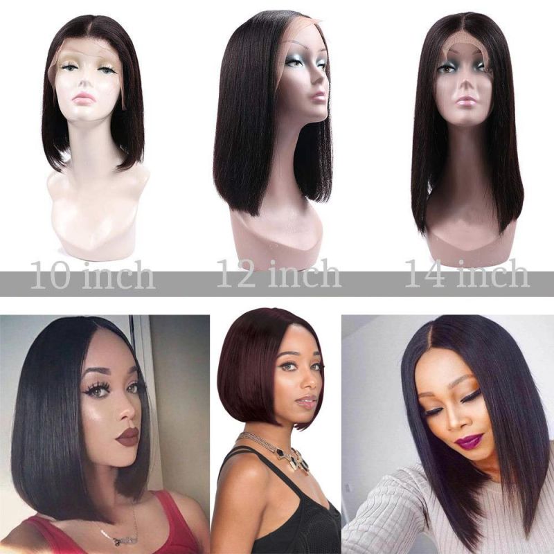 Wholesale Brazilian 100% Human Hair 13*4 Lace Frontal Bob Wigs Human Hair Toupee