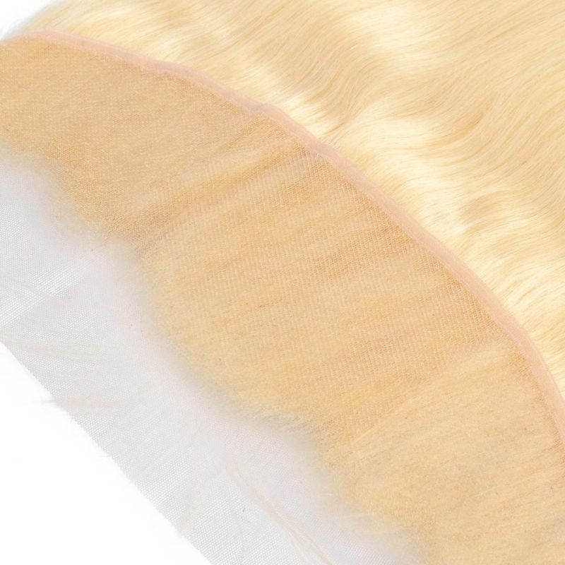 Wholesale Price Natural Straight Blonde Lace Frontal 613 Hair Frontal Closure