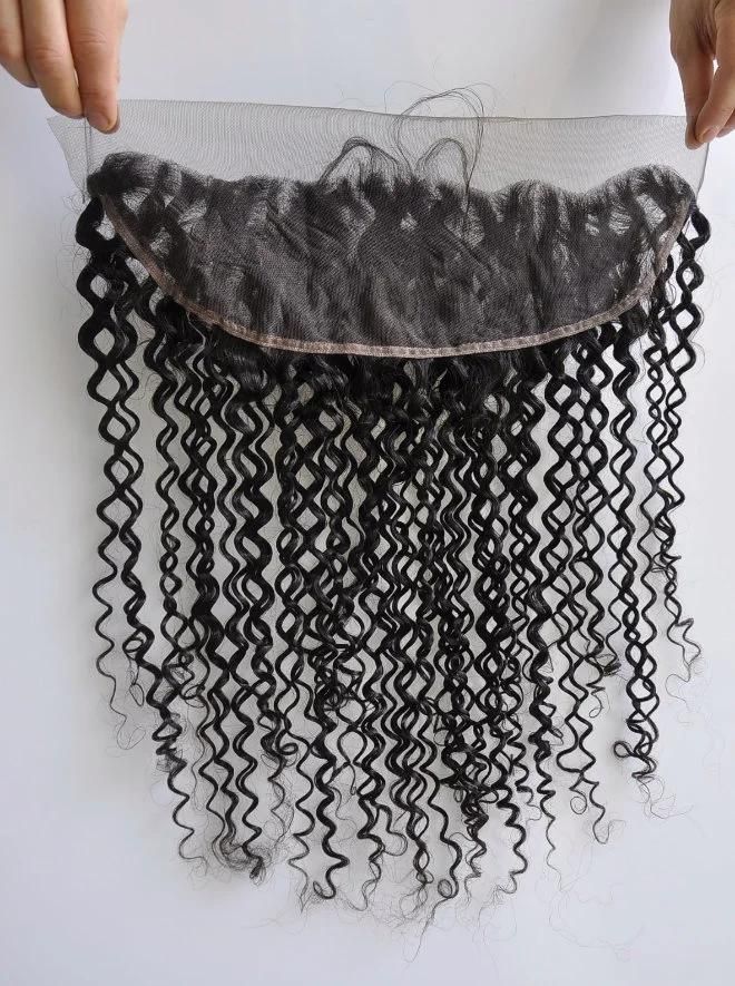 Virgin Human Hair Lace Frontal at Wholesale Price (Kinky Curly)