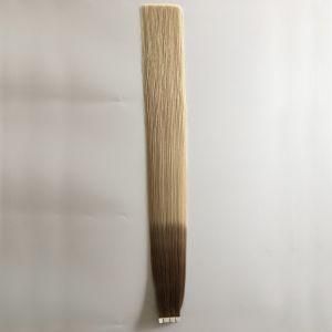 Straight Us Tape Skin PU Weft Virgin Remy Human Hair Extensions