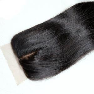Straight Brazilian Remy Human Hair Silk Base Closure