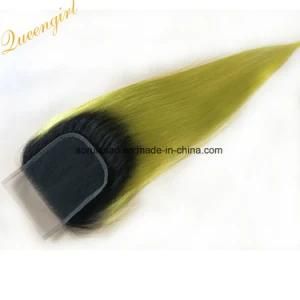 Hair Accessories Virgin Human Hair Products Remy Ombre Burmese Top Closure