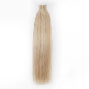22&quot; Tape Remy Human Hair Extensions Top Quality #Blond