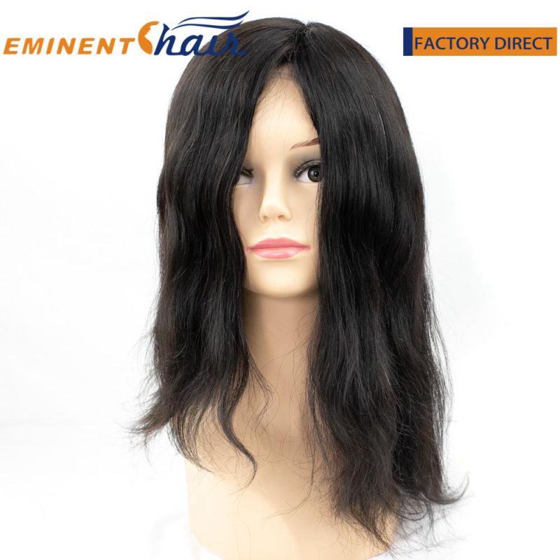 Natural Hairline Skin Women′s Wig