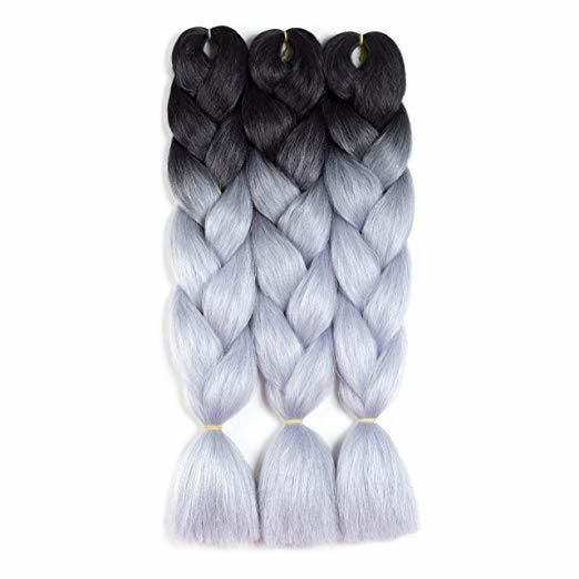 Factory Wholesale Ombre Two Color Braiding Hair Extension for Women
