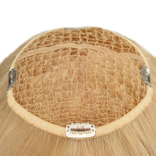 High Quality Blonde Custom Made Integration Hairpiece