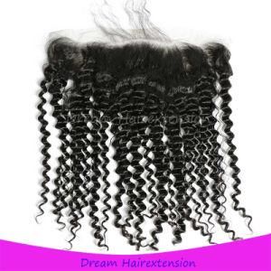 Top Quality Brazilian Kinky Curly Lace Frontal with Baby Hair