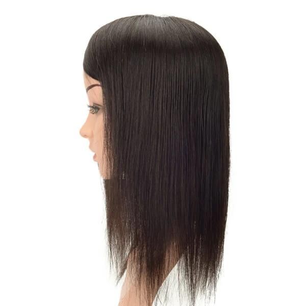 Custom-Made Wig French Lace with Clear PU Chinese Virgin Hair for Women New Times Hair