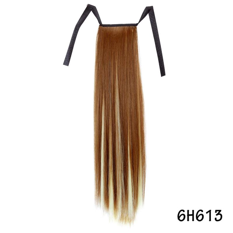 Long Straight Ponytail Hair Synthetic Extensions