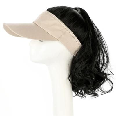 Wholesale Wig Seamless Wig Staining Long Curly Hair with Hat