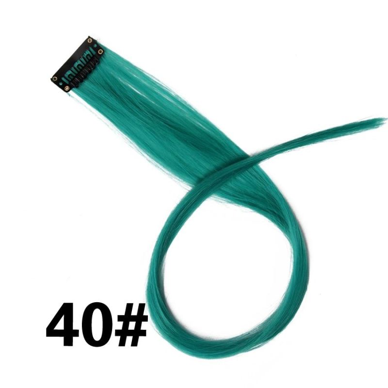 Synthetic Clip on Hair Extension 57color